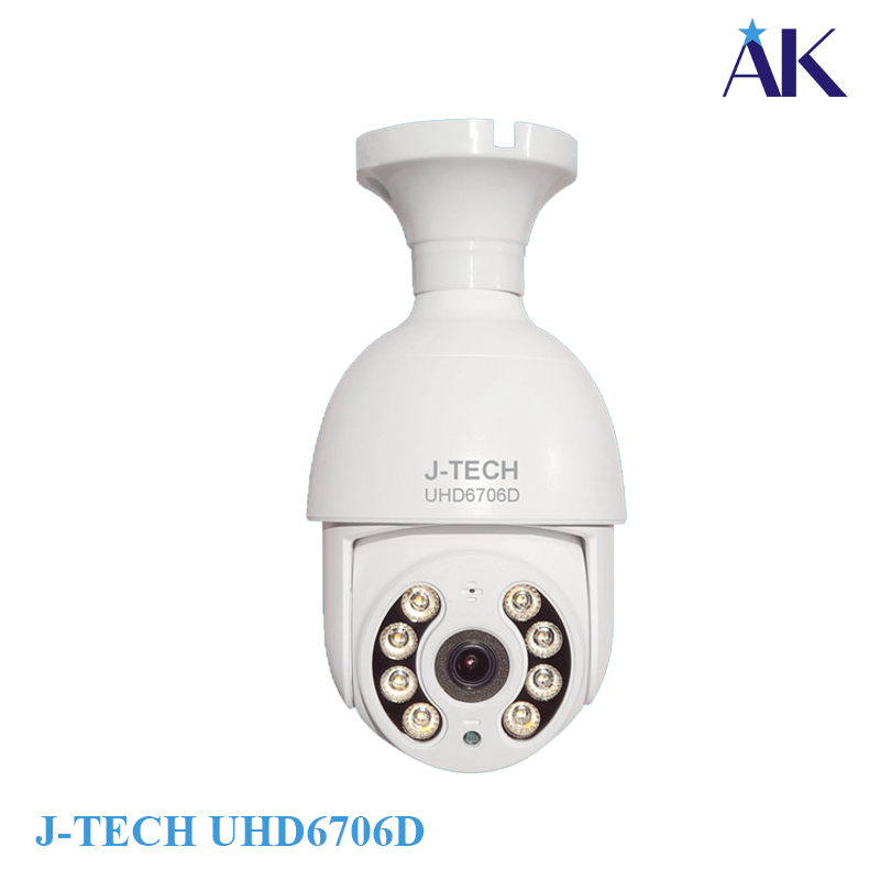 Camera Wifi IP JTech UHD6706D (4.0MP, Xoay, Smart light) Vi tính Anh