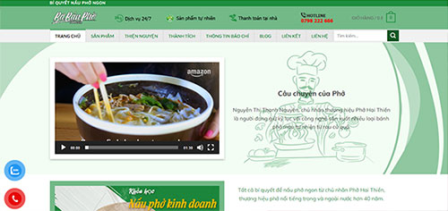 Website Bà Bán Phở