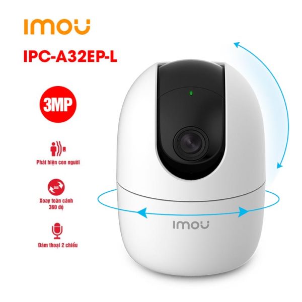 Camera wifi trong nhà quay quét 360 độ IMOU IPC-A32EP-L