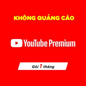 Nâng cấp Youtube Premium 1 tháng