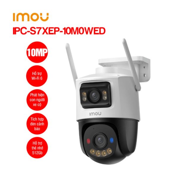 Camera Wifi ngoài trời 10MP iMOU IPC-S7XEP-10M0WED