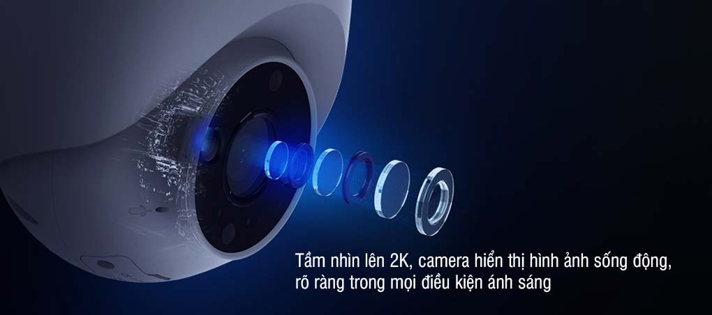 Camera WiFi bán cầu thông minh EZVIZ H4 2K (3MP)