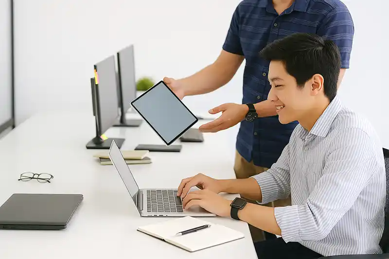 Quy trình làm việc chuyên nghiệp tại Vi tính Anh Khôi