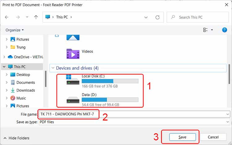 Cách giảm kích thước file pdf bằng máy in ảo Foxit Reader 17 Cách giảm kích thước file pdf bằng máy in ảo Foxit Reader